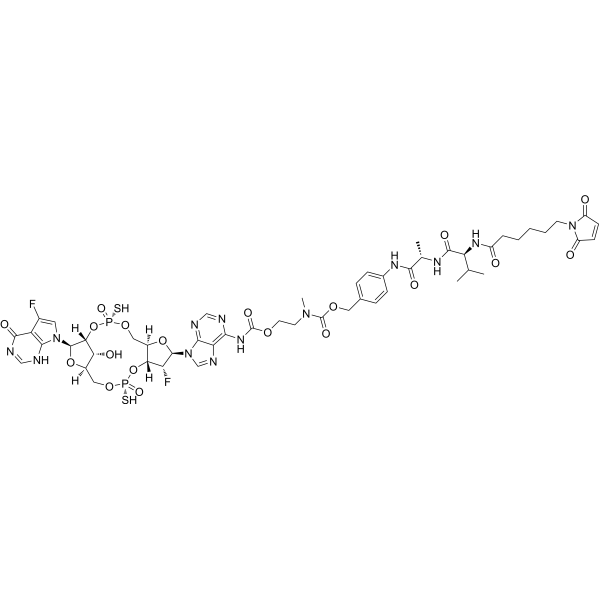 Mal-Val-Ala-PAB-NMe-CH2CH2-O-CO-Dazostinag 2553412-83-0